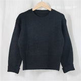 New 2022 Pullovers Minimalist Korean Fashion Spring Autunm Women's Chic Sweater Elegant Sweet Lady Short Tops
