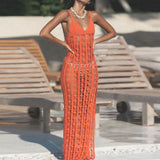 Fongt Bikini Sling Hoodie Hollow Sexy Gully Swimsuit Beach Dress Woman