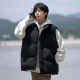 Fongt Cotton Vest Men's 2025 New Winter Shoulder Warm Boys Vest Cotton Jacket