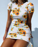 Solid Bodycon Stretch Mini