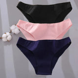 Sexy Low Waist Cotton Panties Female Underpants Solid Breathable Comfortable Women Underwear Ladies Pantys