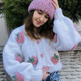 Knitted Chunky Cardigan-Outfit