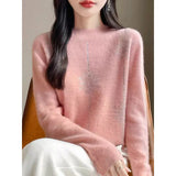 Fongt And Summer 2025 New Women's Temperamental Horn Sleeve Knitted Top With Sexy Bare Back Sweater