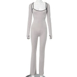 Fongt Hot Female Clothing Explosion Side Collar Sleeveless Tight Body Jumpsuit Trousers