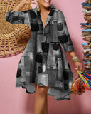 Independent Station New Fashion Printed Dress Women's Spot-Outfit