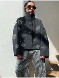 Fongt Autumn/Winter 2025 Fashion Personality Zipper Style Dazzling Dazzling Jacket Jacket This Jacket
