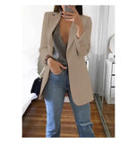 Women's Blazers Jacket Plus Size 4XL 5XL Spring Autumn Jacket Oversize for Woman Office Long Sleeve Coat Casual Clothes