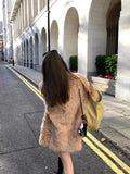 Fongt Urchin Toka Fur Coat Teddy Curly Wool Coat Warm Royal Sister Wind