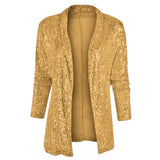 Fongt 2025 New Sleeve Long Sleeve Temperament Long-Sleeved Small Suit Collar Solid Color Coat