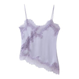 Fongt Women's 2025 Summer New Fashion Sexy Lace Decoration Underwear Blouse 5919105