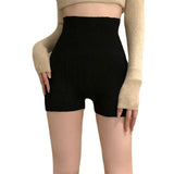 Fongt Knitted Safety Pants Women 2023 Spring And Autumn New Inner Warm Abdominal Hips Without Trace Bottom