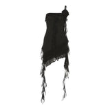 Fongt Spring Fashion Trend Women's New Shoulder Bag Hips Body-Daughted Ribbon Dress