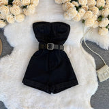 Fongt Fit Panty Women's New High-Rise Thin Leg Shorts Small Casual Jumpsuit Hottie Trousers