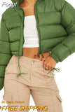 Women Fall Winter Clothes 2023 2023 Luxury Warm Puffer Jacket Cropped Coat y2k Hot Padding Short Down Coat New in