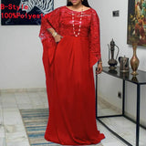 Summer Dress 2022 VONDA Vintage Lace Patchwork Party Long Maxi Dress Beach Sundress Ruffled Vestido Kaftan Robe