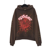 Fongt 2025 Spoder Spider Web Print Hooded Hooded Hooded Hooded Casual Loose New