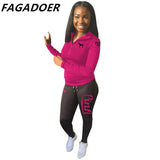 Pink Print Sweatsuits For Women 2 Piece Sets Casual Zipper Sweatshirt + Leggings Tracksuits Spring Fall Sporty