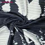 Spring Sexy Women's Dress Commuting Elegant Elastic Pit Stripe Wrapped Hip Back Split Printed Tight Dress-Outfit