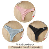 Cotton G-string Panties Women's Underwear Sexy Panties Female Underpants Thong Women Solid Color Pantys Lingerie