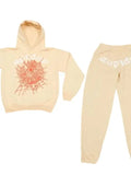 Fongt Men's And Women's Sp5der Spider Web Set 555555 Sportswear Sweater Jogging Pants