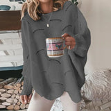Knitted Pullovers Casual o Neck