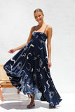 Fongt Spring And Summer 24 New Women's Small Fresh Flower Condole Dress Slim-88100-Outfit