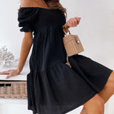Sleeve Solid Loose Mini