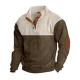 Fongt And Winter New Men's Outdoor Jacket Corduroy Leisure Collar Long Sleeves
