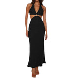 Fongt Bikini Hoodie V-Neck Folded Back Collared Back With Beach Tunne