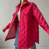 Long Breasted Collar Loose Warm Rhomenge Cotton Clothing New 2022 Autumn And Winter Versatile Thick Cotton-Padded Clothes Women-Outfit