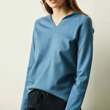 Trend Ins Hooded Sweater Sweater Thin Autumn Sweater Long-Sleeved Sweater Jacket-Outfit