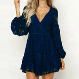 Women Lace Hollow Out Shirt