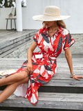 Women's Hot Style Dress Summer 2023 Slim Single Breasted Women's Dress-Outfit