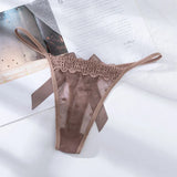 For Lace Sexy T-Pants Backs Of The Back Bikini Hot Bikini Low-Rise Breathable