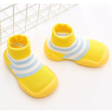 Baby Knitted Leopard Floor Socks Shoes with Rubber Soles Infant Anti-slip Indoor Socks Newborn Spring Summer