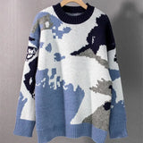 New 2022 Thicken Oversized Knitted Lady Vintage Fashionable Pullovers Women Autumn Winter Sweaters Wild Tops