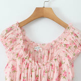 Fongt Homemade New Women's Classic Fashion Fashion Fashionable Wood Ears Broken Flower Skirt