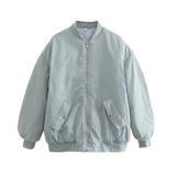 Spring Autumn Bomber Jacket Men And Women Warm Zipper Pockets Winter Coat Female Jacket Parkas Female