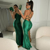 Ruched Black Long