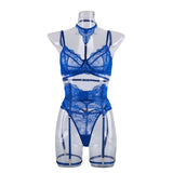 Hanging; Sexy Thin Lace Hanging Neck Lingerie Women's Slings With Large Back Bra Showing Small Agglomeration Bra