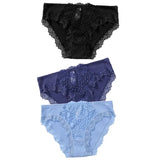 Exotic Apparel Sexy Panties Lace Briefs Women Low-Rise Solid Panty Underwear Sexy Women Lace Breathable Hip-lift