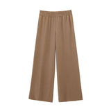 Fongt 2025 New Women's Wear Long-Sleeved Collar Shirt Casual Trousers