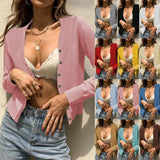 Women's Knitting Knitted Cardigan Sweater