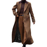Fongt Autumn And Winter Hairs, Which Lengthn The Coat Man Thicker, The Double Buckle Wind Coat
