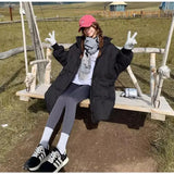 Down Cotton-Padded Jacket Women Winter 2024 New Thickened Korean East Gate Cotton-Padded Jacket Women In The Long Style-Outfit