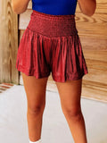 Casual Sports Loose Elastic Waist Flash