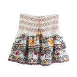 Embroidered Shirt 05107247251 Embroidered Skirt 05107249250 In Autumn-Outfit
