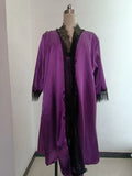 Large-Size Four-Piece Set With Chest Cushions Sexy Slings Home Lace Pajamas Casual Home