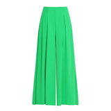 Solid Casual Pant For Women High Waist Patchwork Zipper Loose Wide Leg Pants Female 2022 Spring Clothing