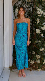Fongt Spring And Summer New Temperament Of The Famous And Elegant Densate Face-Witted Dress Print